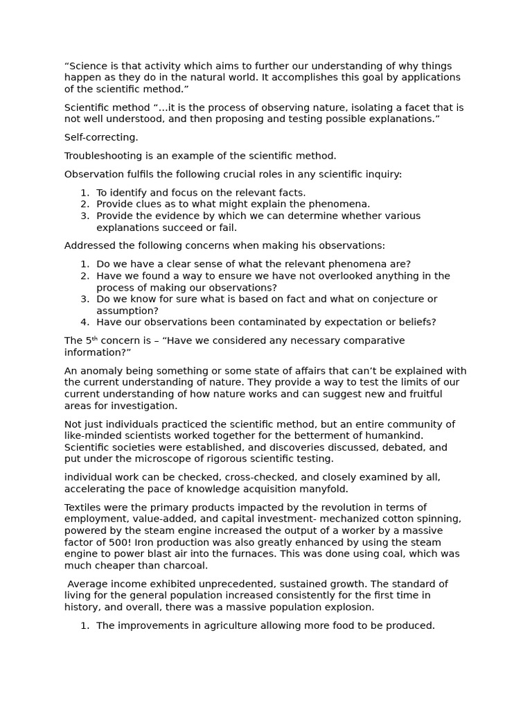 HSI 1000 Midterms Notes | PDF | Accuracy And Precision | Scientific Method