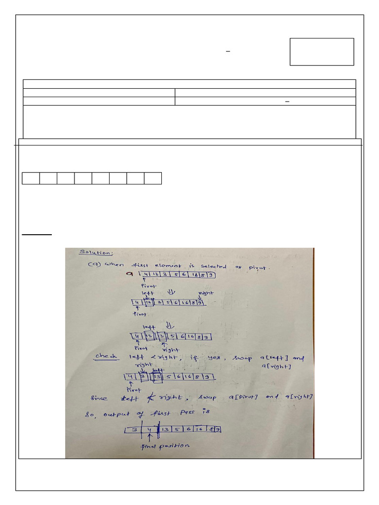 DSA Midsem Marking Scheme | PDF | Queue (Abstract Data Type) | Pointer ...