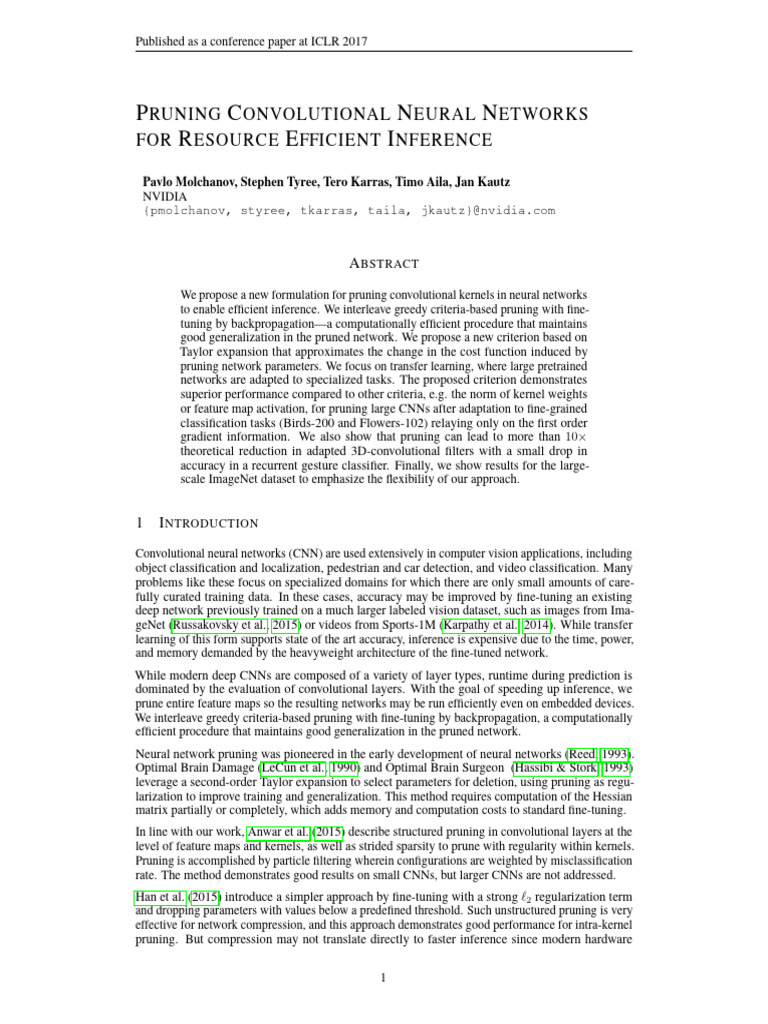 R3-Pruning For Resource Efficient Inference | PDF