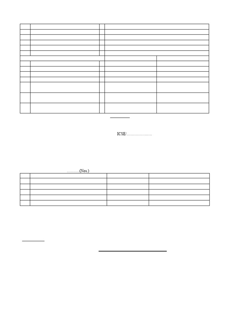 CEA-HS Format - English | PDF