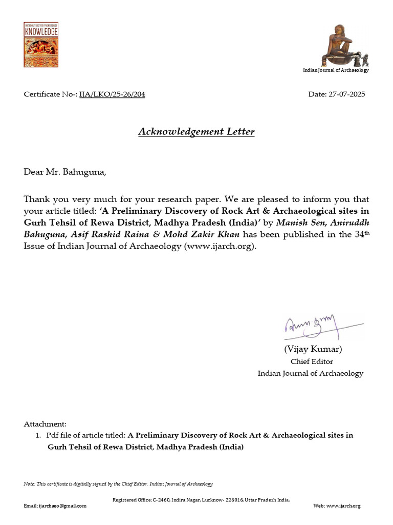 Acknowledgement No. 2-2 | PDF