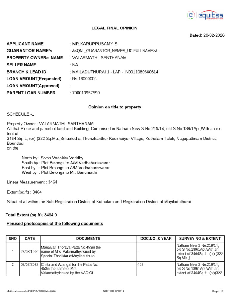 Legal Final Opinion (Legal Final Opinion) | PDF