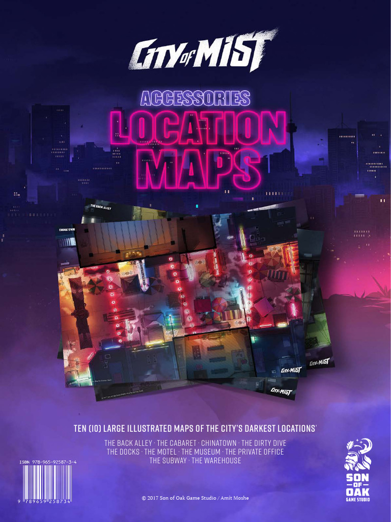 City of Mist - Location Maps | PDF