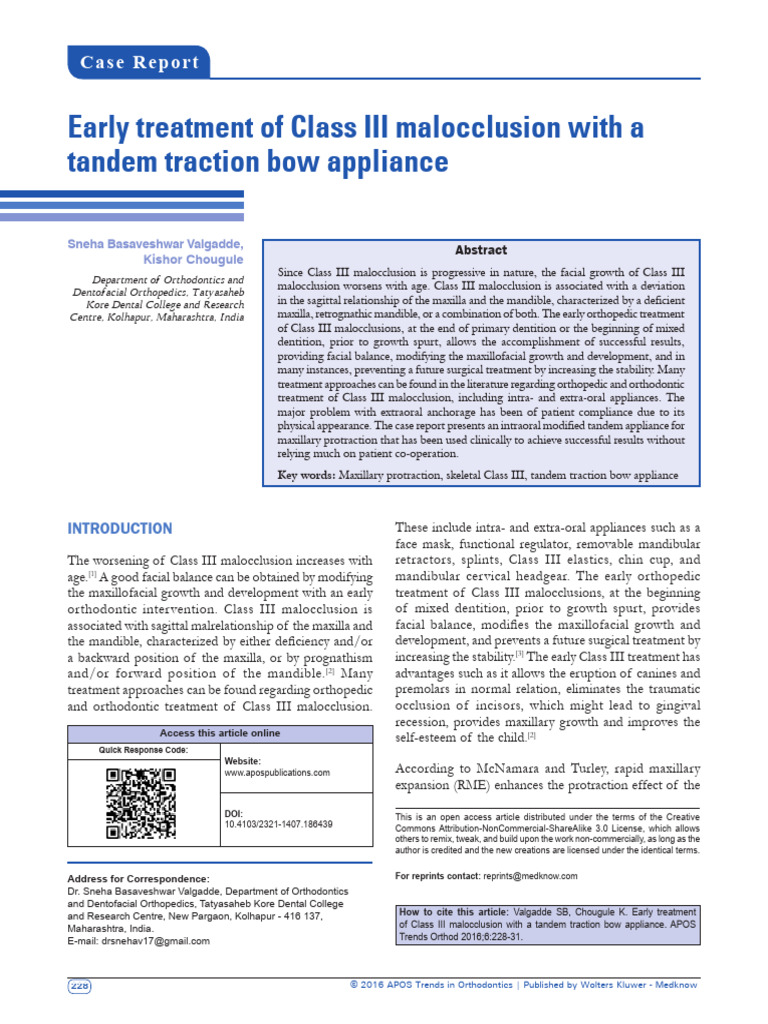 Tandem Skeletal Class III | PDF | Orthodontics | Dentistry