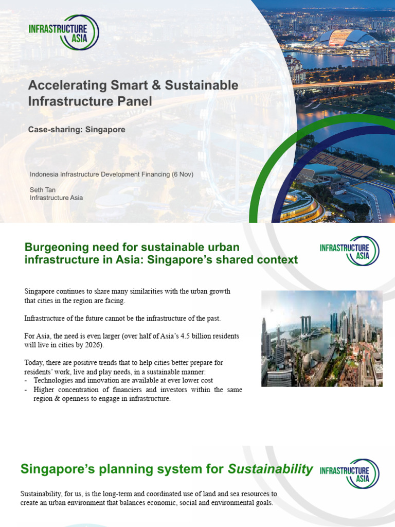 Infra Asia's Presentation at IIDF - Accelerating Smart and Sustainable ...