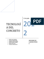 INFORME Nº2 DE LABORATORIOS DE TECNOLOGÍA DEL CONCRETO