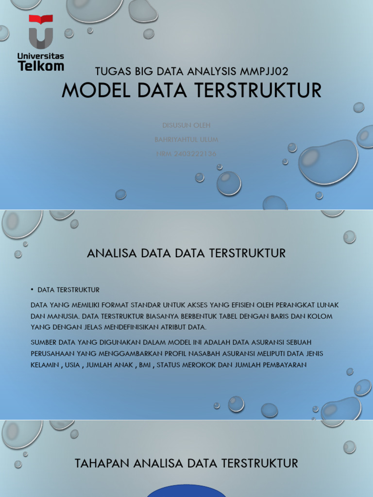 Assignment Data Mining Model Terstruktur, Big Data Analysis An ...