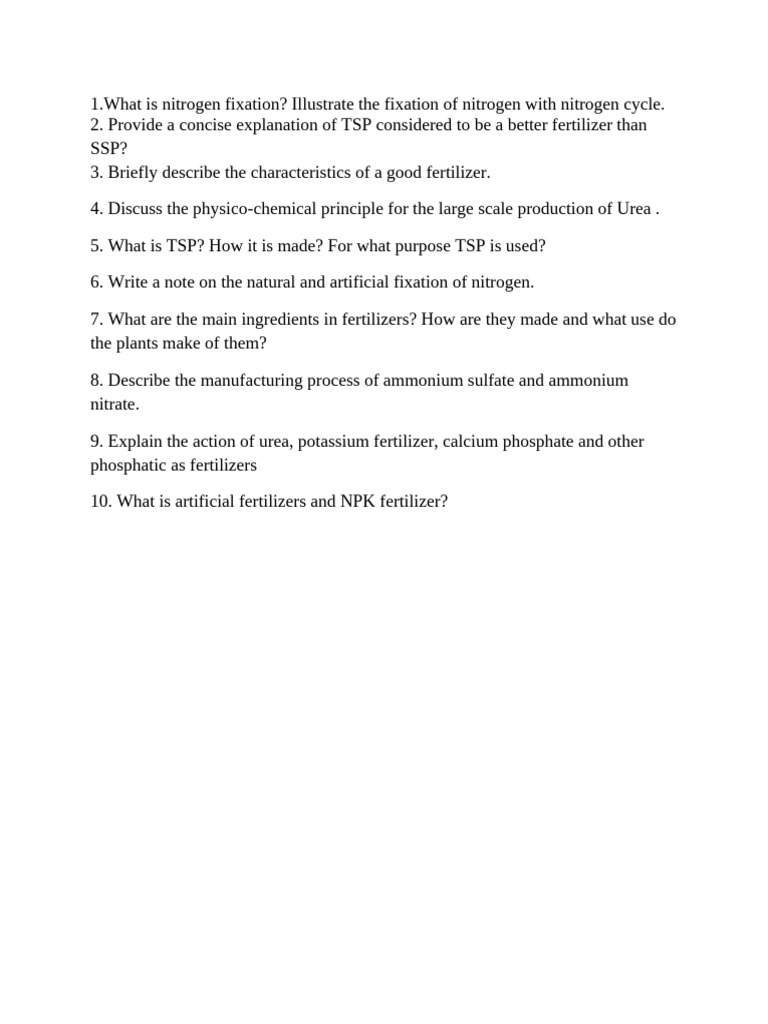 Assignment Fertilizer | PDF