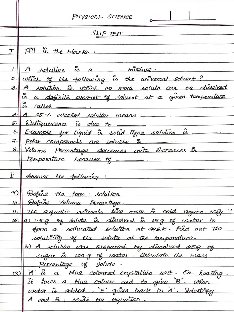 Slip Test | PDF