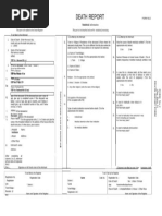 Form No. 2 Death Report Template | PDF