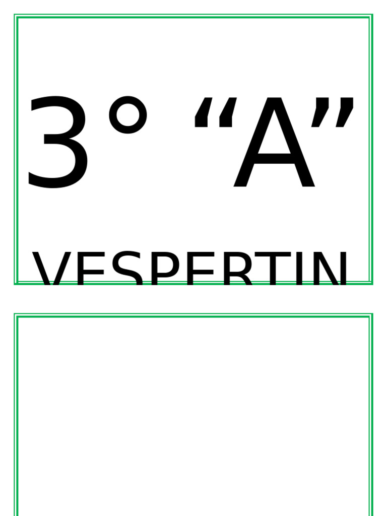 Grados Vespertino 1ro A 6to | PDF