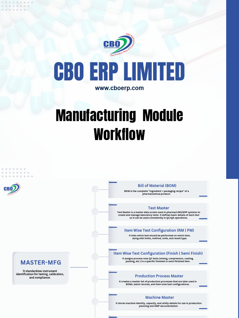 Manufacturing Workflow | PDF | Business