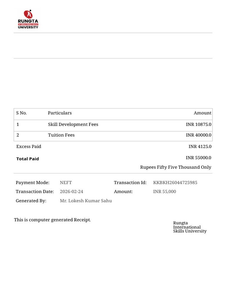 RU 25 26 008473 - Student | PDF