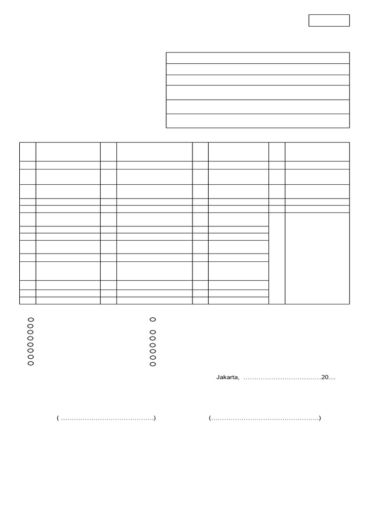 F1.02 Formulir Pendaftaran Peristiwa Kependudukan | PDF