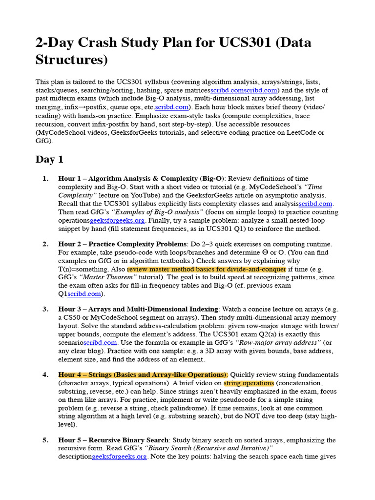 Plan Dsa | PDF