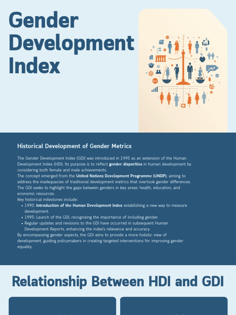 Presentation - Gender Development Index | PDF | Human Development Index ...