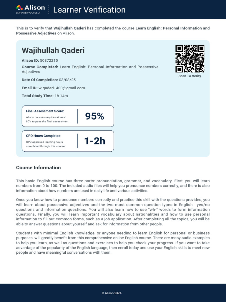 Learner Verification 4090 50872215 | PDF