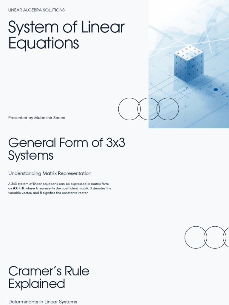 Presentation - System of Linear Equations - 20260109 - 141721 - 0000 ...