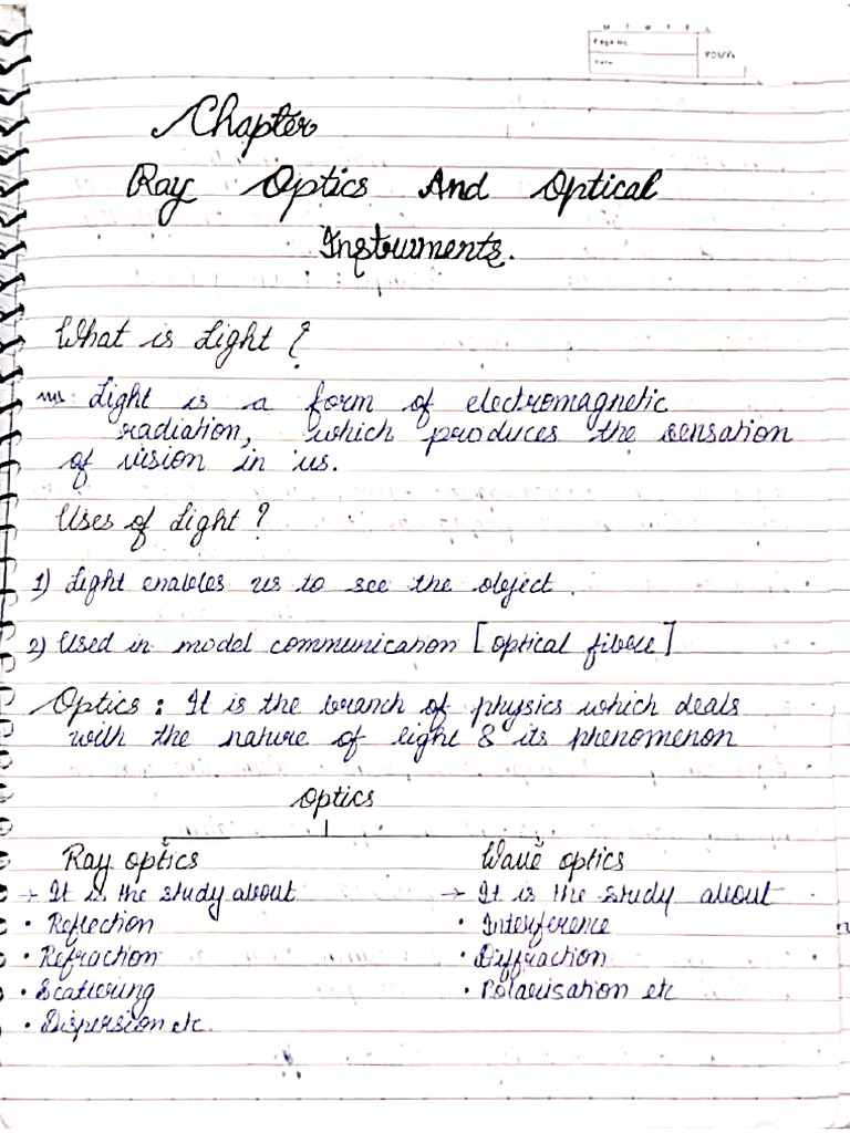 Physics Notes | PDF