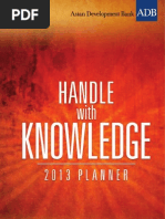 Download Handle with Knowledge 2013 Planner by ADB Knowledge Solutions SN100472058 doc pdf
