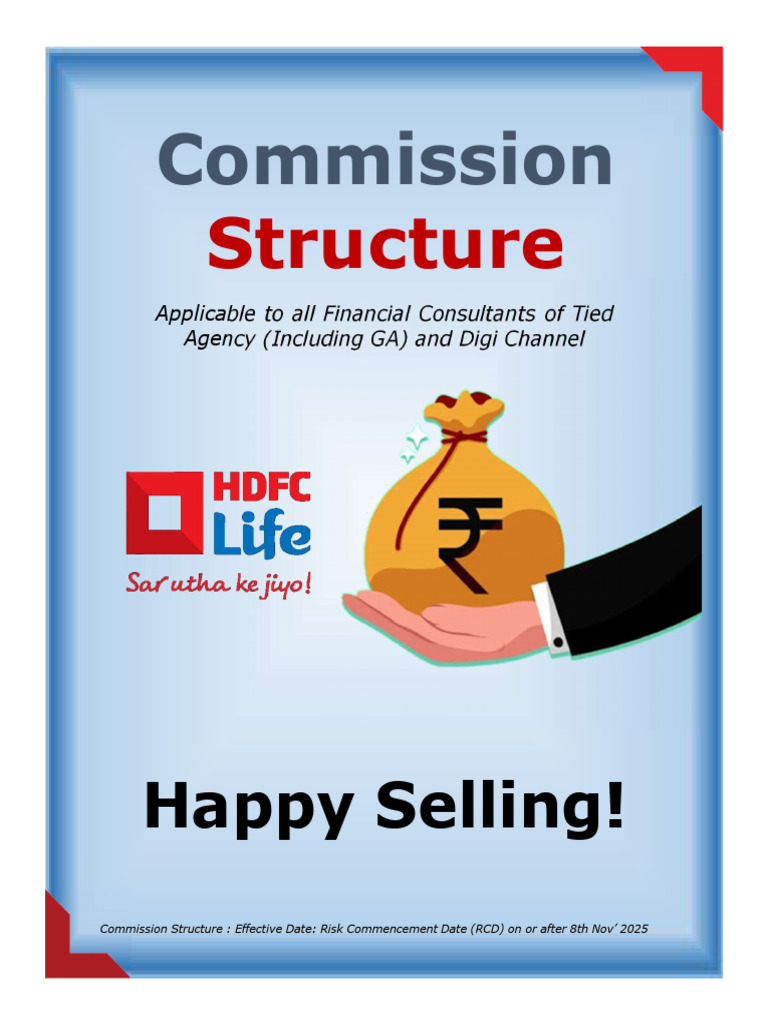 Launch PDF Commission Structure Wef.08.11.25 | PDF | Retirement ...