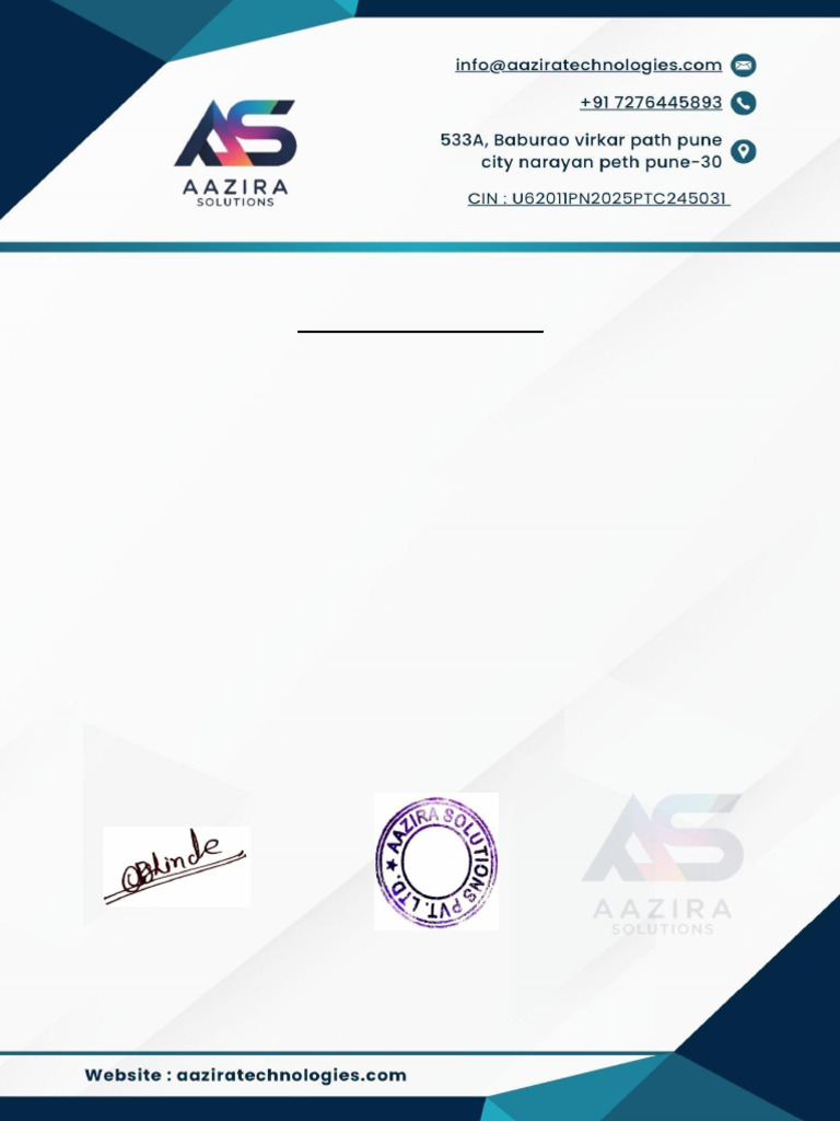 Mayuri Internship Offer Letter | PDF
