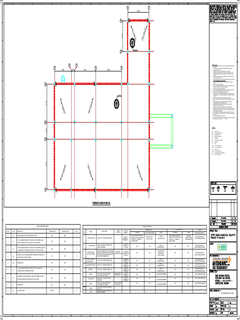 CMCS Building Terrace Plan | PDF | Tile | Plaster