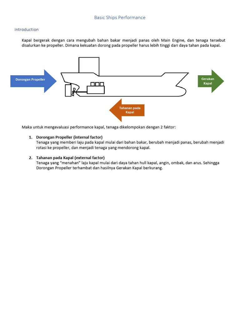 Basic Ships Performance | PDF
