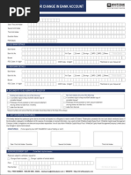 Change of Bank Details Declaration Form | PDF | Cheque | Banks