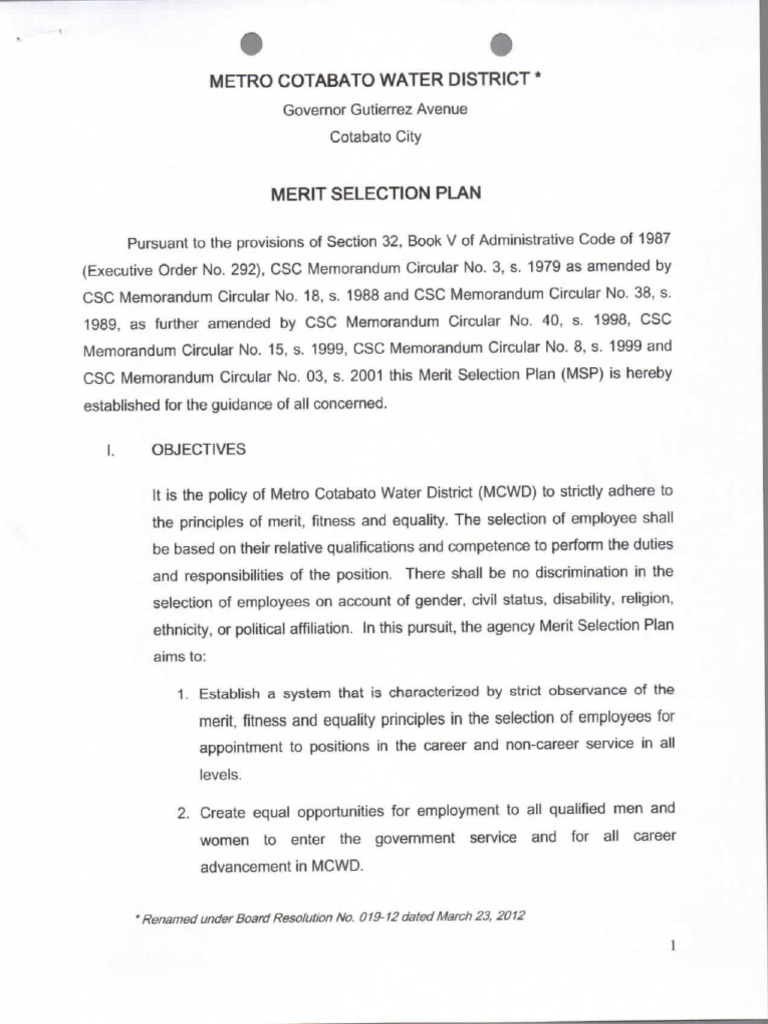 MSP Revised | PDF