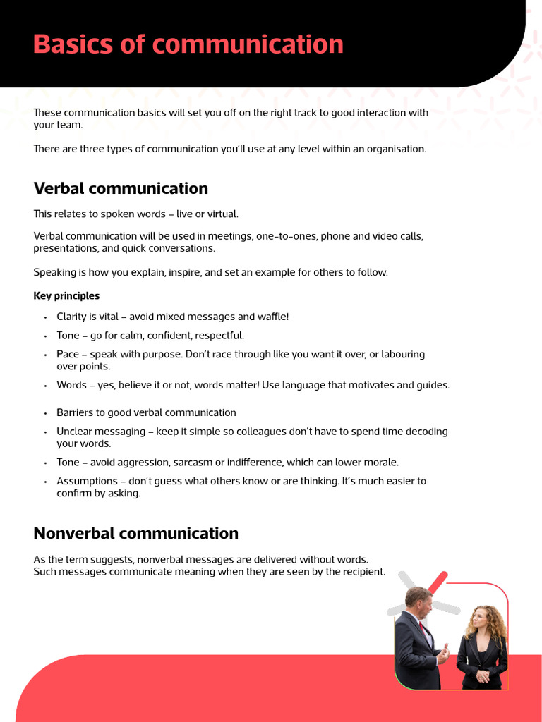 Basics of Communication | PDF | Communication | Nonverbal Communication