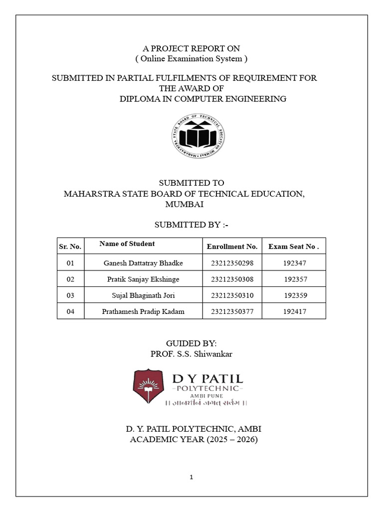 ITR Report | PDF