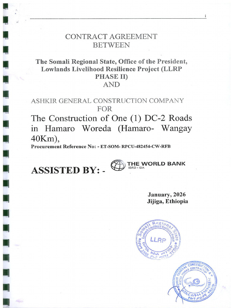 Hamaro Wangay Agreement | PDF