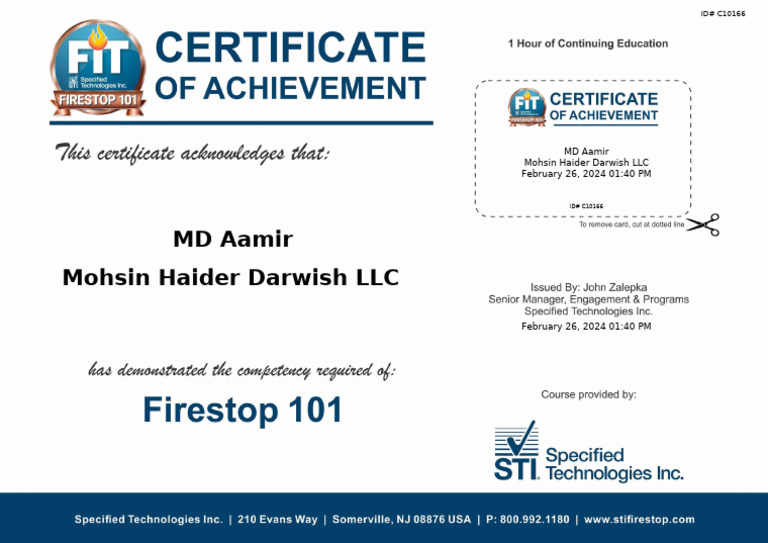 6 - 20 - 42990 - 1708972825 - Firestop 101 | PDF