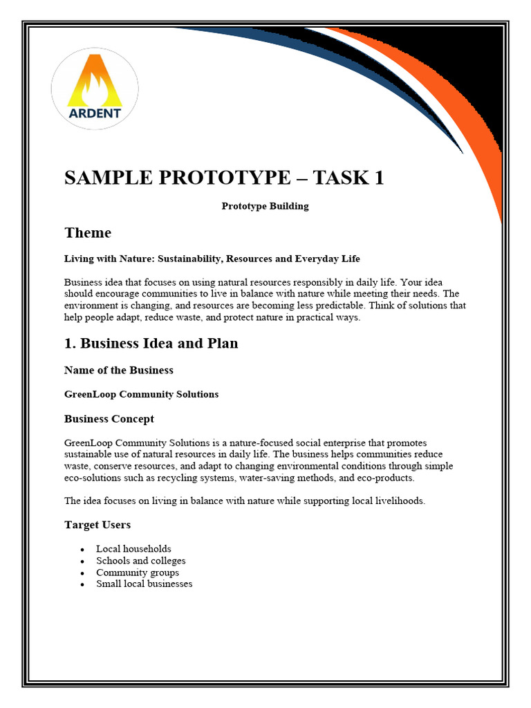SAMPLE PROTOTYPE Task 2 - 2c67b7b5 4bbf 4210 83de d96bb38082f7 | PDF ...