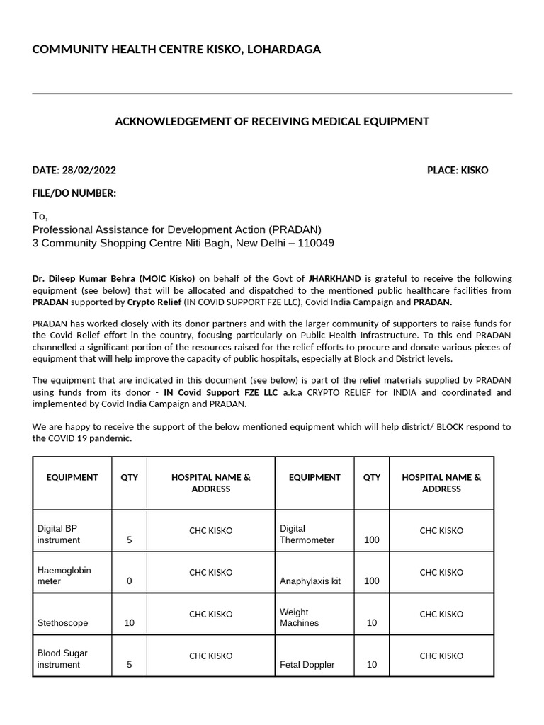 New Acknowledgment Templates | PDF