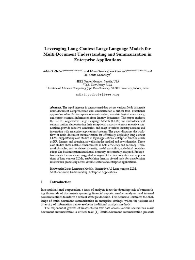 Leveraging Long-Context Large Language Models For Multi-Document ...