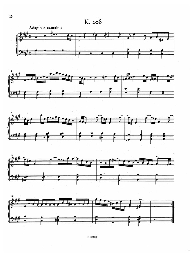 1 B Entrega. Scarlatti, Domenico-Sonates Heugel 32.300 Volume 5 | PDF