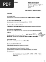 Resposta à Recomendação Conjunta nº 2 - MPF/DPMG/MPMG