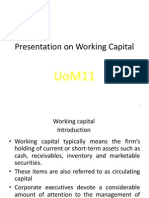 Presentation On Working Capital