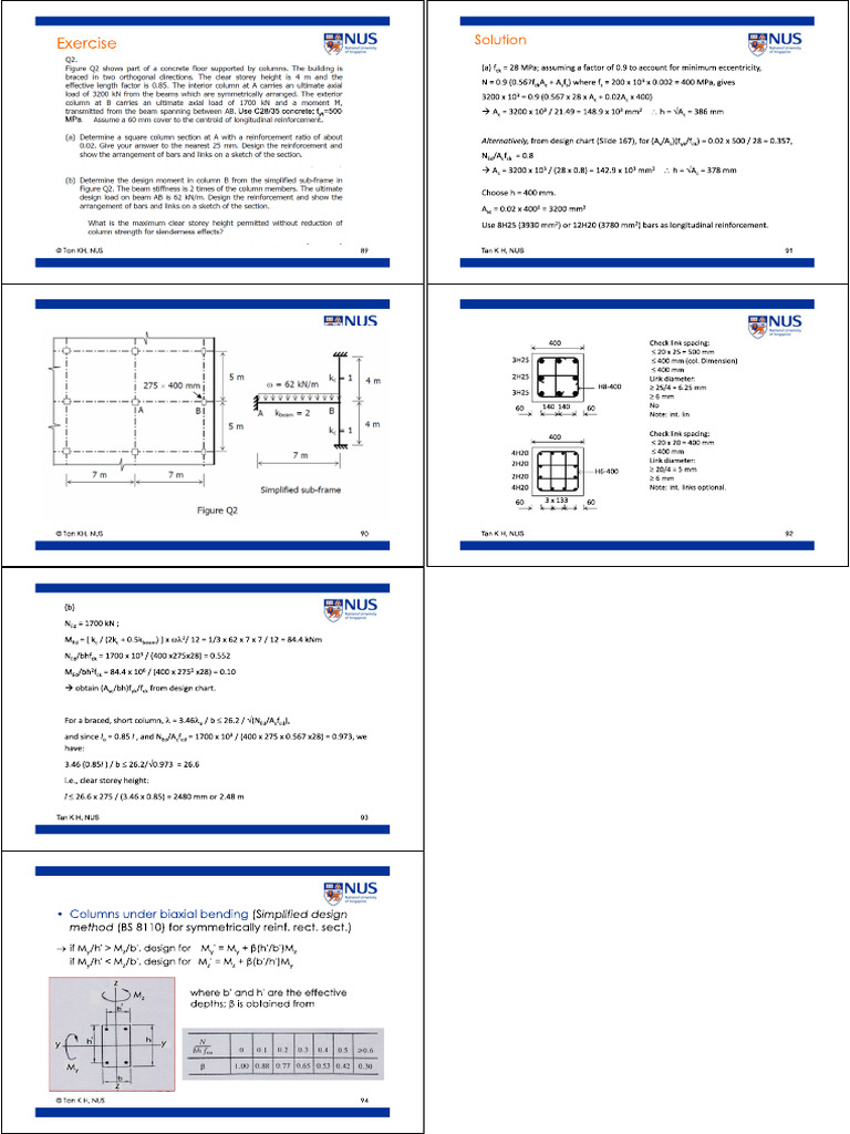 Example - Sizing and Height Calculation | PDF