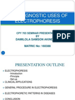 The Diagnostic Uses of Electrophoresis