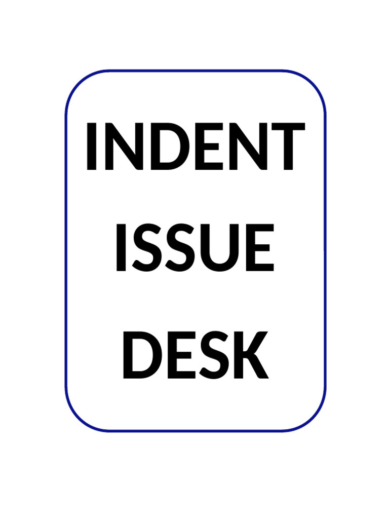 Indent Issue | PDF