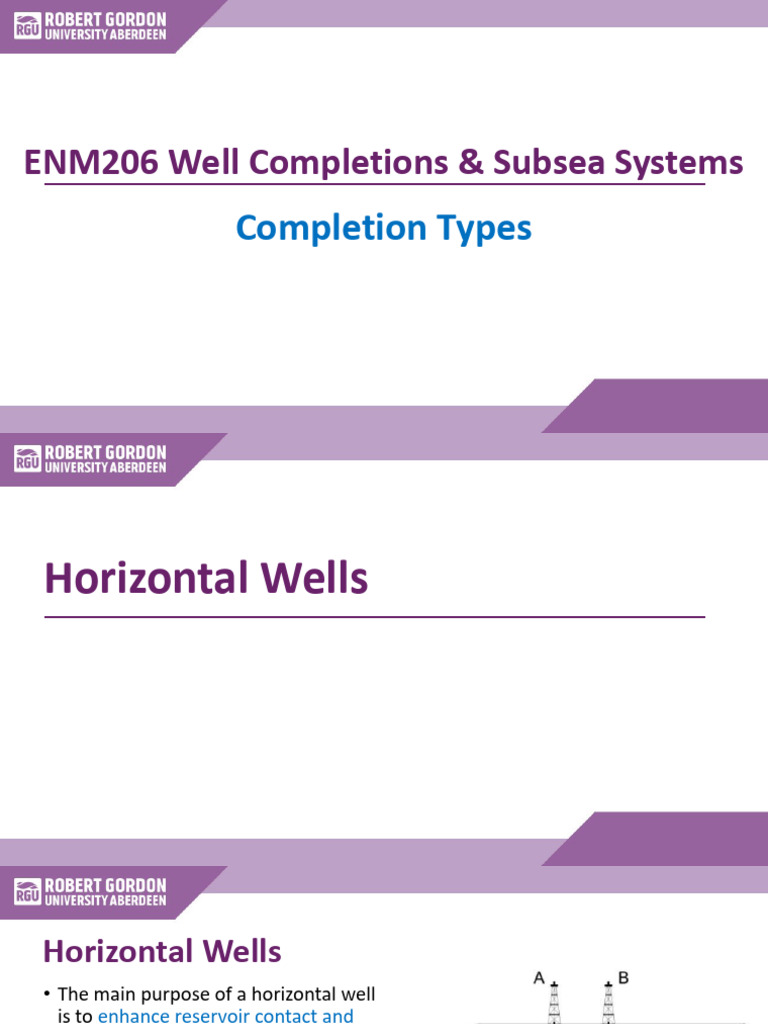 Completion Types - 1 | PDF | Reliability Engineering | Petroleum Reservoir