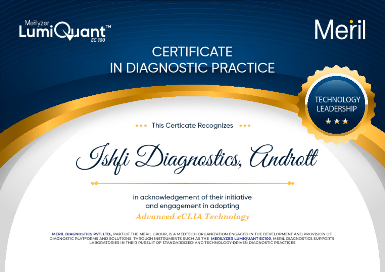 LumiQuant Certificate | PDF