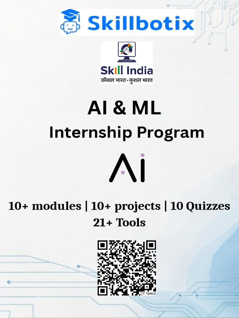 AI & ML Internship Program | PDF | Artificial Intelligence ...