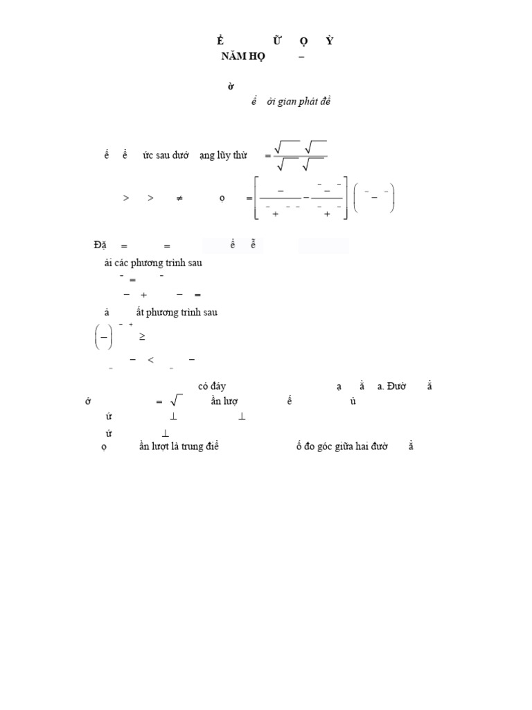De Thi Giua Hoc Ky 2 - Toan 11 - 24.25 (A) | PDF