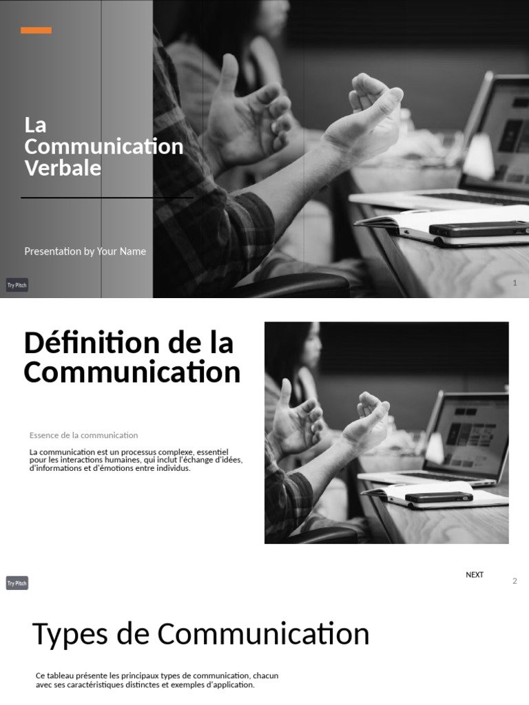 La Communication Verbale | PDF | Communication non verbale | Concept de ...