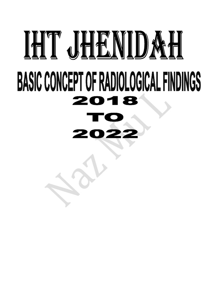 3.basic Concept of Radiological Findings | PDF | Respiratory Diseases ...