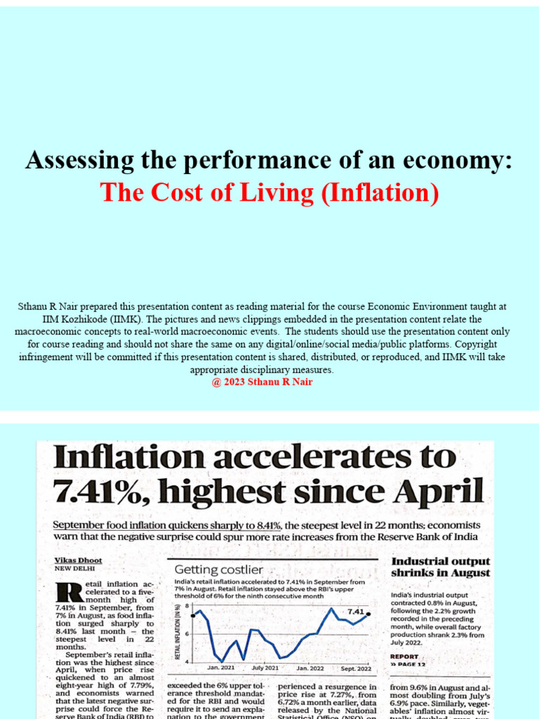 Session 3 - Cost of Living | PDF | Cost Of Living | Consumer Price Index